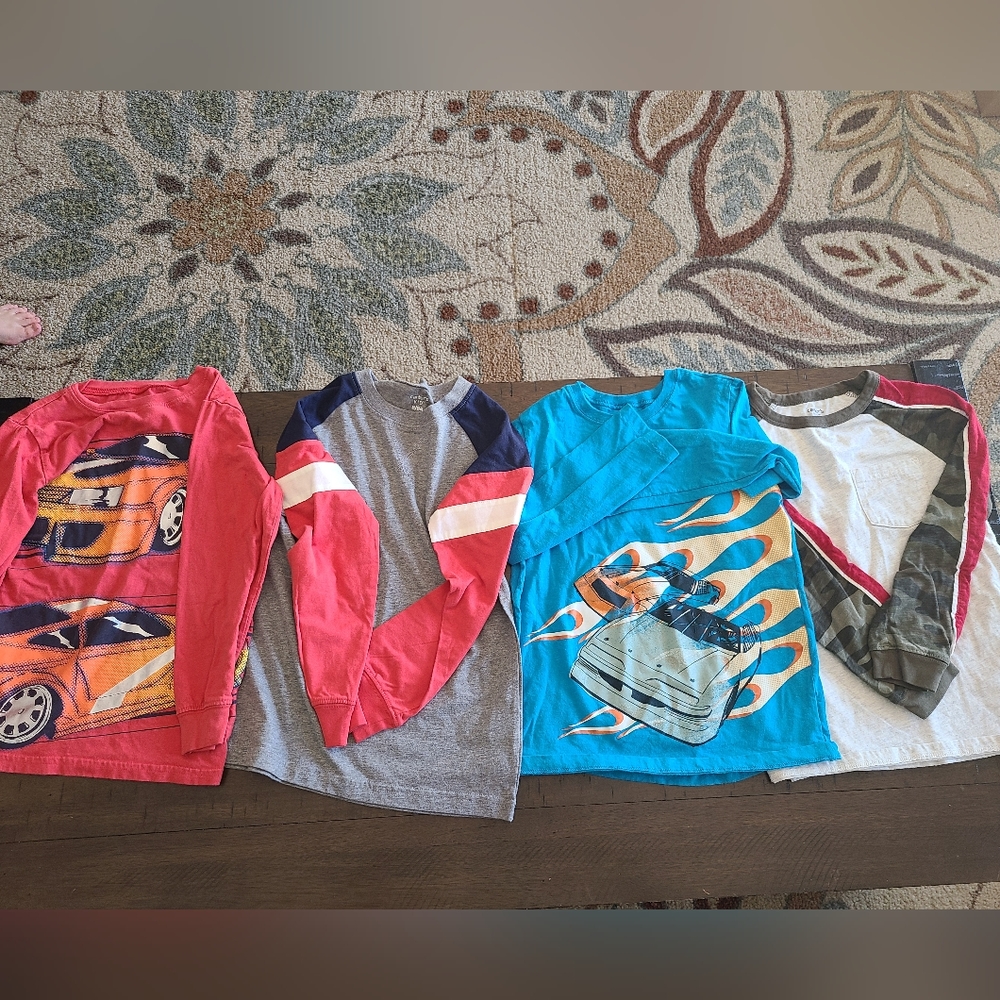 Lot of boys size 8 tops!